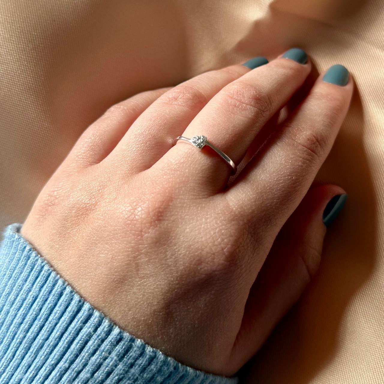 Anel Coração Elegante