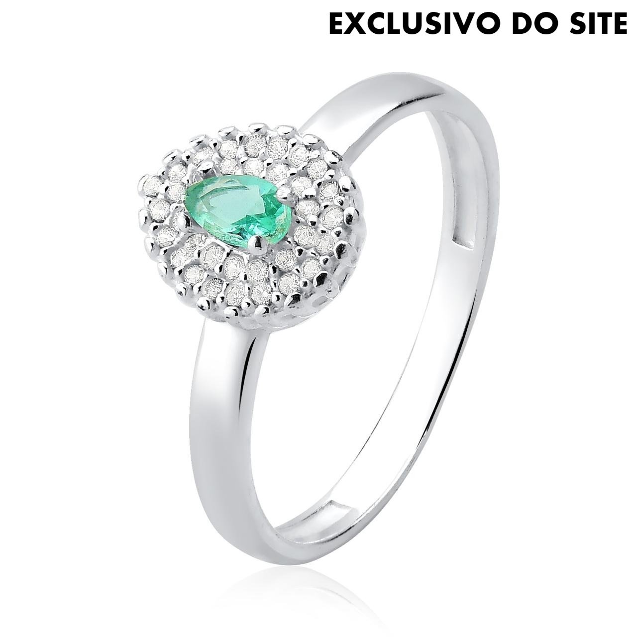 Anel Gota Cravejado