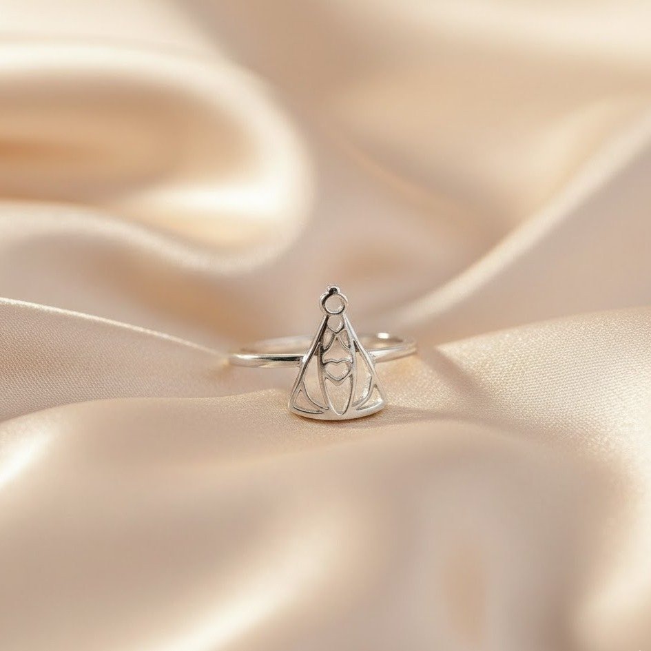 Anel Nossa Senhora Aparecida Vazado