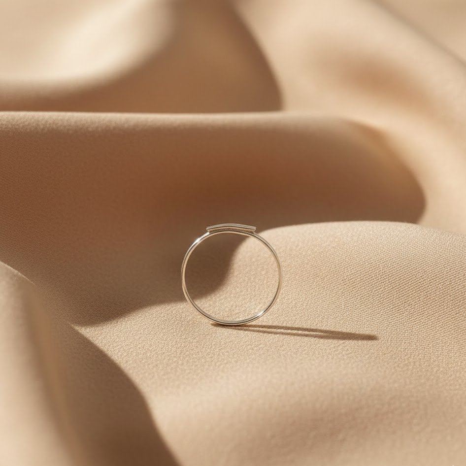 Anel Plaquinha Delicada