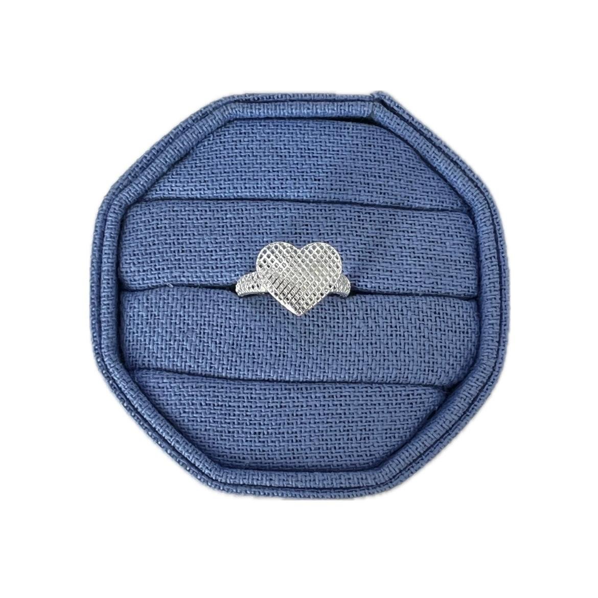 Anel Renda Italiana Coração Veneza