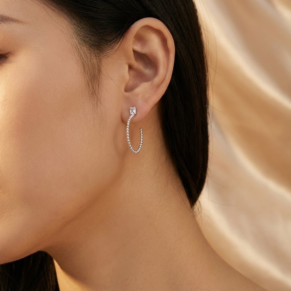 Brinco Argola Trabalhada