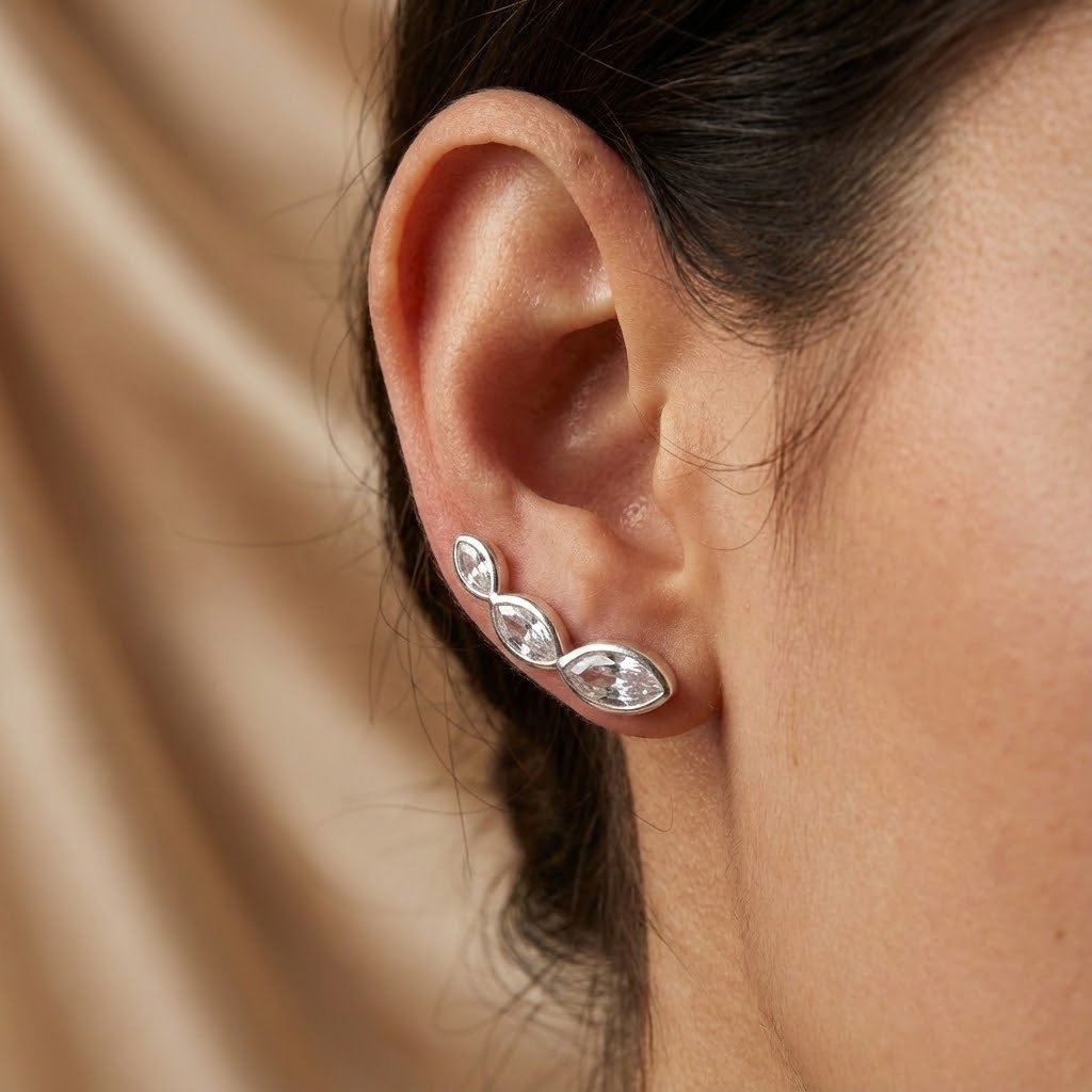 Brinco Cuff Geométrico