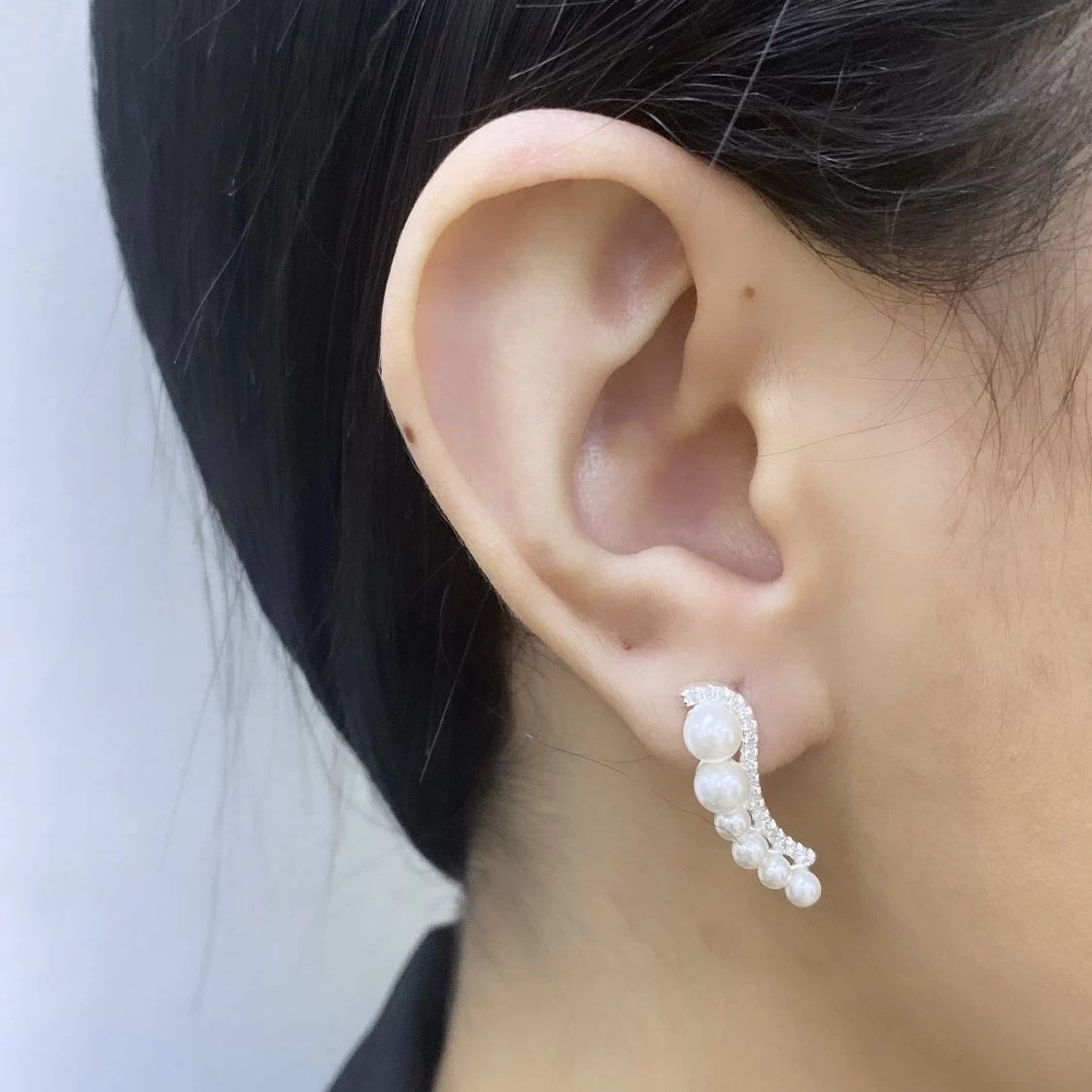 Brinco Pérola Cuff