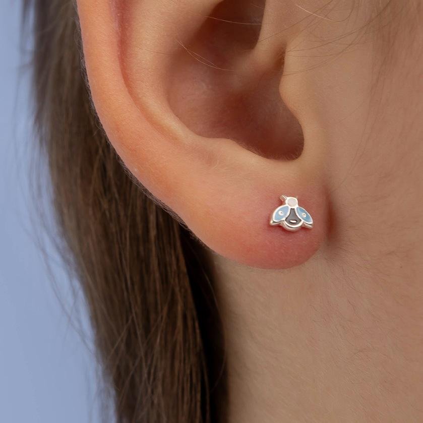 Brinco Tarraxa Baby Besouro ou Pingente