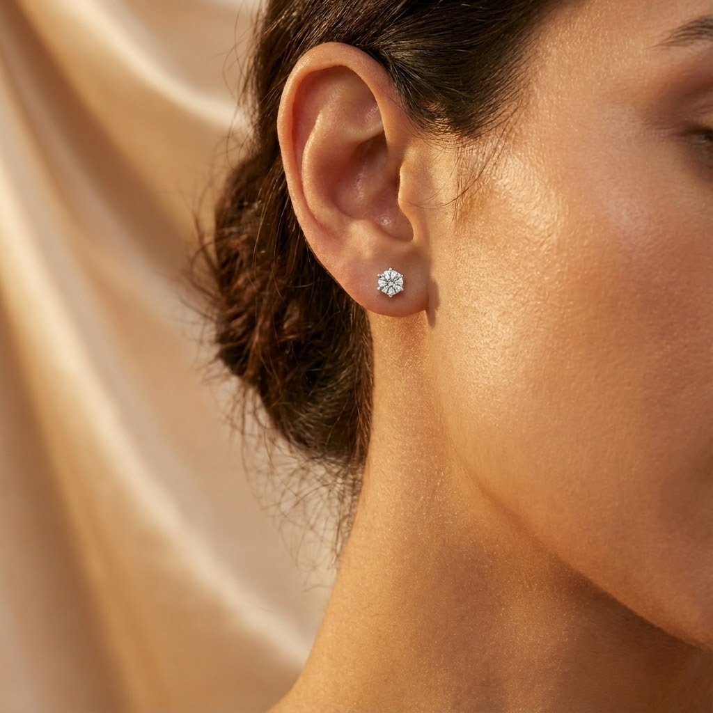 Brinco Zircônia 4mm