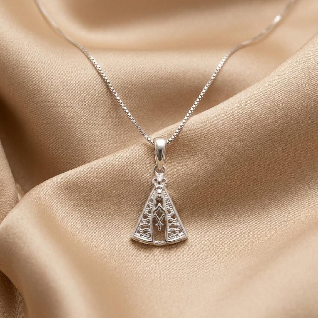 Colar Nossa Senhora Aparecida Vazado