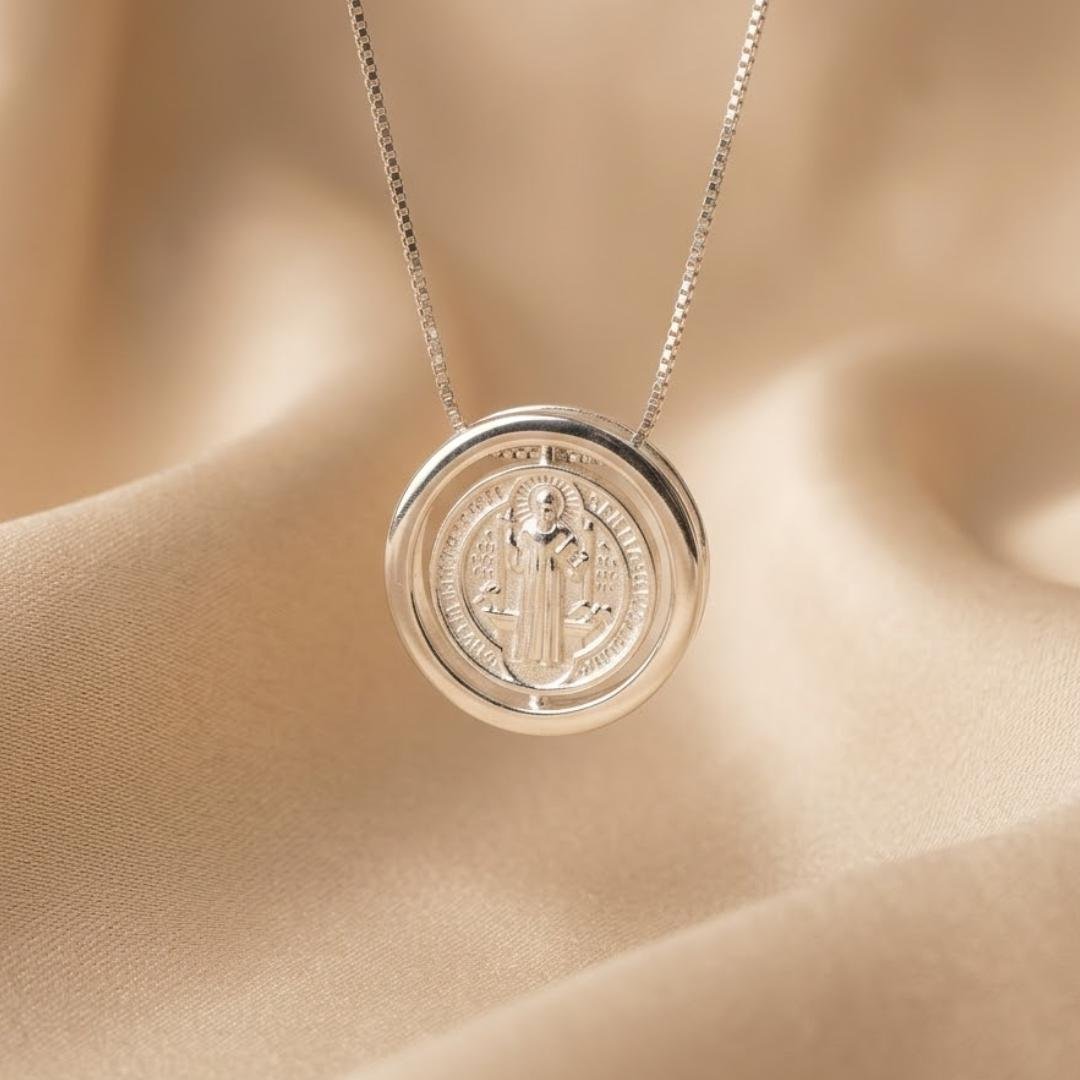 Colar São Bento Dupla Face