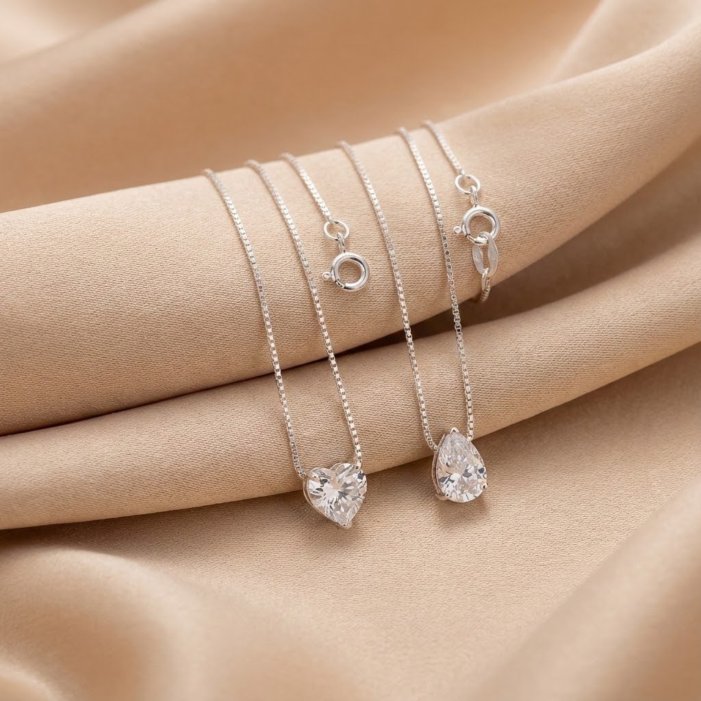 Colar Zircônia Galeria Gota