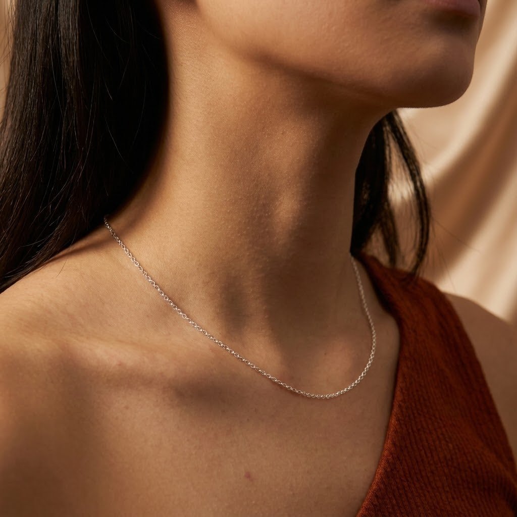 Corrente de Prata Elo Português