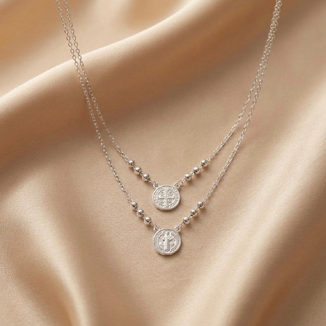 Escapulário São Bento com Bolinhas