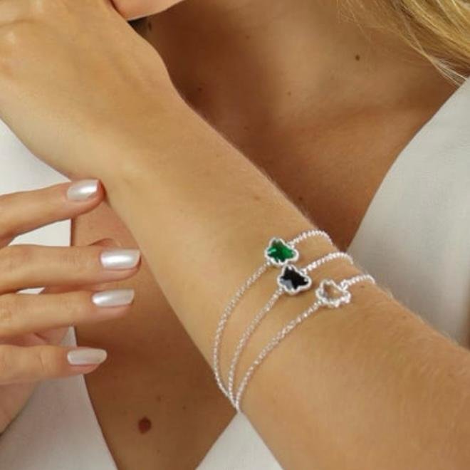 Pulseira Borboleta Verde