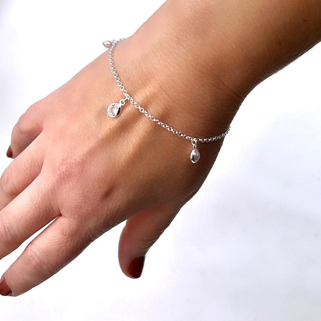 Pulseira Pérolas e Zirconia