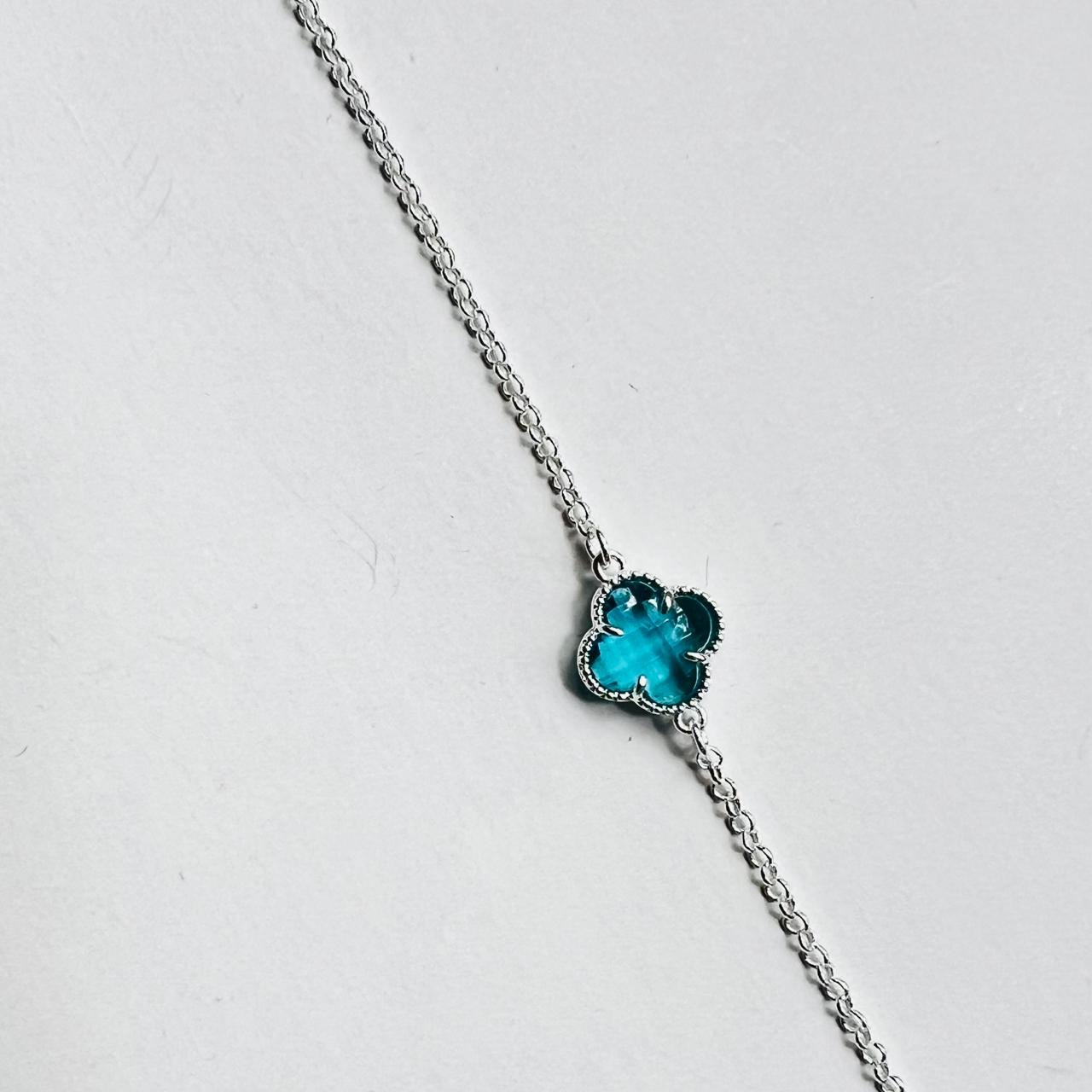 Pulseira Trevo Azul