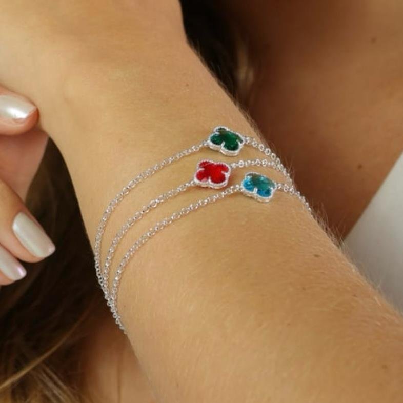 Pulseira Trevo Verde